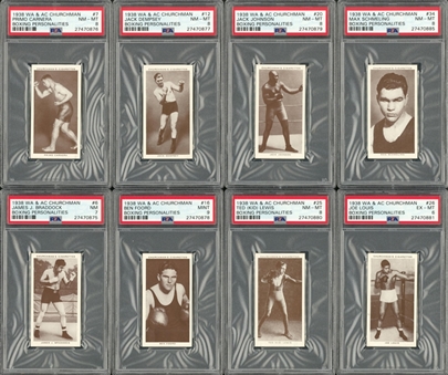 1938 Churchman Boxing High Grade Complete Set (50) 